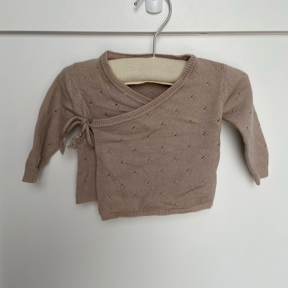 Cozy Knit Kids Matching Set - Cream - Picture 4 of 9